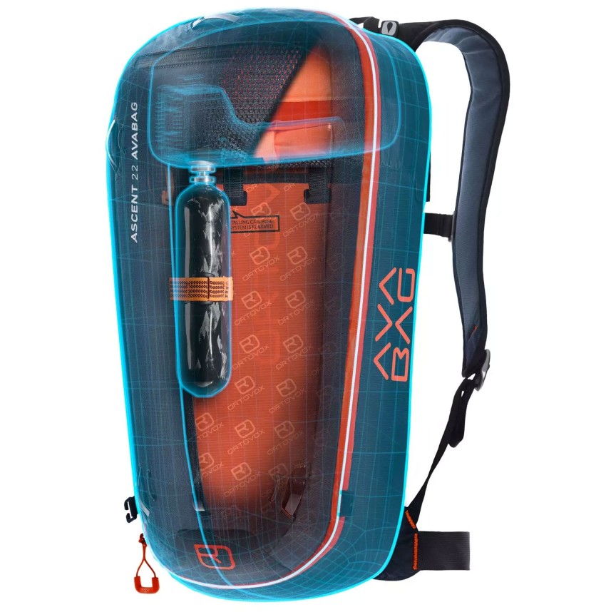 ORTOVOX Ascent 30 Avabag Kit Desert Orange