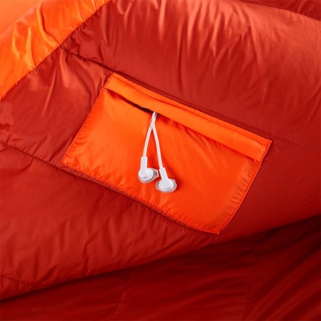 SACO DE DORMIR PLUMAS MARMOT LITHIUM 0º/-18º REGULAR LZ RED SUN/PICANTE